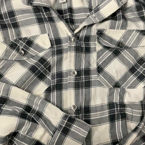 (M) Billabong Checkered Long Sleeve Button Up Casual Shirt - Picture 3 of 5